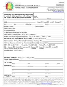 Form DFS-59  ALABAMA DEPARTMENT OF FORENSIC SCIENCES  Save Document