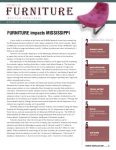 franklin  Furniture institute highlights mississippi state university