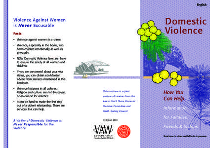 English  Domestic Violence  Violence Against Women