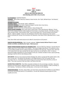 DRAFT FAMILY CARE COUNCIL AREA 13 APRIL 8, 2013 MEETING MINUTES Joint Meeting with START, Citrus County IN ATTENDANCE: QUORUM PRESENT