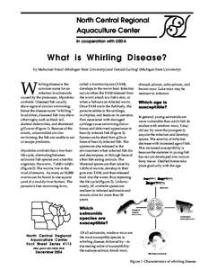 North Central Regional Aquaculture Center In cooperation with USDA What is Whirling Disease? by Mohamed Faisal1 (Michigan State University) and Donald Garling2 (Michigan State University)