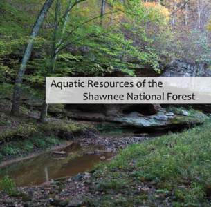 Aquatic Resources of the Shawnee National Forest If there is magic on this planet, it is contained in water.