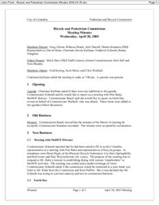 John Fleck - Bicycle and Pedestrian Commission Minutes[removed]doc