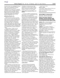 Federal Register / Vol. 78, No[removed]Monday, April 15, [removed]Notices  sroberts on DSK5SPTVN1PROD with NOTICES would not have an unmitigable adverse effect on the availability of marine