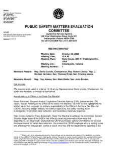 Fire prevention / Crime / Fire marshal / Firefighting / Safety / Fire investigation / Marshal / Fire safety / Boatwright / Public safety / Firefighting in the United States / Fire