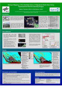 Biotope Mapping of the Intertidal Zone of Heligoland (North Sea) Using Hyperspectral Remote Sensing Images Sabine Thiemann (DLR) & Inka Bartsch (AWI) Presented at the 8th International Conference on Remote Sensing for Ma