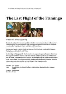 Microsoft Word - Fiche.EU.The Last Flight of the Flamingo.doc