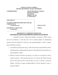 Skokie /  Illinois / Federal Trade Commission / Jon Leibowitz / Deborah Platt Majoras / Government / Illinois / Evanston /  Illinois / Highland Park /  Illinois / NorthShore University HealthSystem