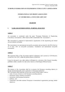 Amendments to the EFCA Charter and Rules of Procedure (June 2009)