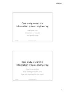 Microsoft PowerPoint - case-studies-CAiSE-2013.pptx