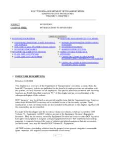 http://sharepoint.wv.gov/sites/DOT/policies/DOT/Volume%20V%20In