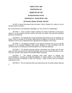 PUBLIC ACTS, 1999 CHAPTER NO. 532 HOUSE BILL NO. 938 By Representative Arriola Substituted for: Senate Bill No[removed]By Senators Haynes, Rochelle, Burchett