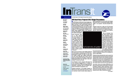November[removed]RTA Staff News 2011 RTA Board Dates