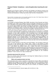 Ethics / Business ethics / Law / Compliance and ethics program / Management / Chief compliance officer / Sarbanes–Oxley Act / Frank E. Sheeder III / Society of Corporate Compliance and Ethics / Regulatory compliance / Corporate governance / Business