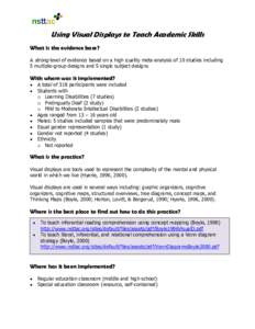 Reading / Reading comprehension / Learning disability / Reciprocal teaching / Disability / Speed reading / Education / Educational psychology / Special education