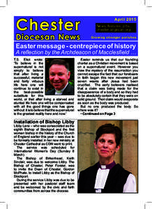 Chester Diocesan News April 2015 News, features, jobs... chester.anglican.org