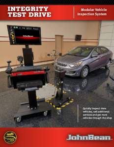 INTEGRITY TEST DRIVE Modular Vehicle Inspection System