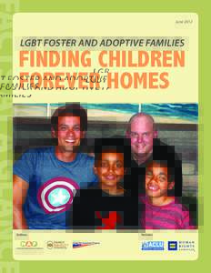 JuneLGBT FOSTER AND ADOPTIVE FAMILIES FINDING CHILDREN FOREVER HOMES