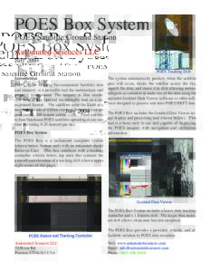 POES Box System POES Satellite Ground Station Automated Sciences LLC JulyPOES Tracking Dish