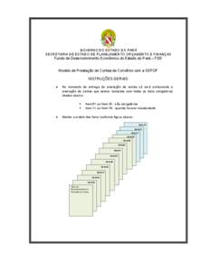 GOVERNO DO ESTADO DO PARÁ SECRETARIA DE ESTADO DE PLANEJAMENTO ORÇAMENTO E FINANÇAS Fundo de Desenvolvimento Econômico do Estado do Pará – FDE Modelo de Prestação de Contas de Convênio com a SEPOF INSTRUÇÕES 