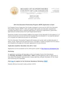 California / Los Angeles County Arts Commission / Los Angeles County /  California / Don Knabe