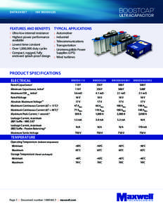 Capacitors / Energy storage / Electric double-layer capacitor / Power-to-weight ratio / Thermistor / Capacitance / Energy / Physics / Technology