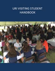 URI VISITING STUDENT HANDBOOK 1  Welcome to the University of Rhode Island!