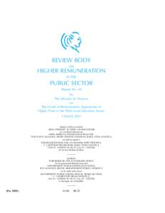 REVIEW BODY ON HIGHER REMUNERATION IN THE