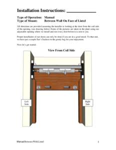 Microsoft Word - Manual Between With Lintel.doc