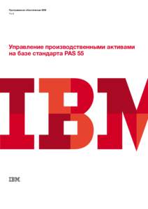 Программное обеспечение IBM Tivoli Управление производственными активами на базе стандарта PAS 55