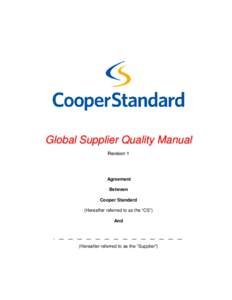 Global Supplier Quality Manual Oct2013 rev1
