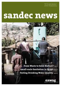 No. 14 07 / 13 Sandec: Department of Water and Sanitation in Developing Countries