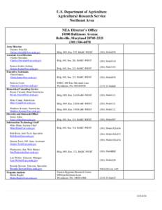 Agricultural Research Service / Bhabha Atomic Research Centre / Agriculture / Research / Government / Baltimore–Washington metropolitan area / Beltsville /  Maryland / Henry A. Wallace Beltsville Agricultural Research Center