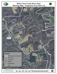 White Clay Creek State Park Hunting Map - Carpenter Area[removed] 