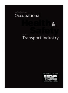 A Guide to  Occupational Health & Safety