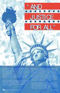 “AND ★ ★ ★ ★ ★ ★ ★ ★ JUSTICE ★ ★ ★ ★ ★ ★ ★ ★ FOR ALL”