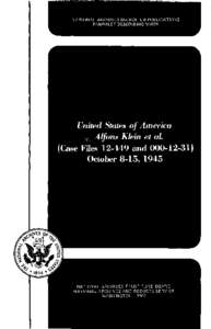 Criminal law / Irmgard Huber / Crime of aggression / Crimes against humanity / Action T4 / Hadamar / Nuremberg Trials / German war crimes / Prosecutor / Law / Nazi Germany / Nazi war crimes