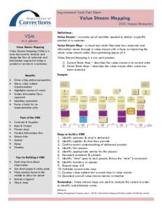 Value stream mapping / Value stream mapping software / Lean Government / Process management / Business / Management