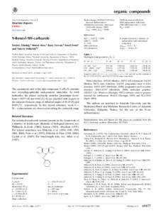 organic compounds Acta Crystallographica Section E Bruker Kappa APEXII CCD areadetector diffractometer Absorption correction: multi-scan (SADABS; Bruker, 2005)