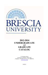 [removed]UNDERGRADUATE and GRADUATE CATALOG