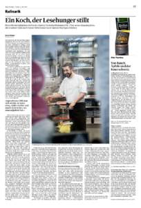 35  Tages-Anzeiger – Freitag, 13. Mai 2016 Kulinarik