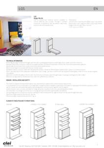 LGS  EN LGS design r&s clei LGS is a double-use furniture system, available in