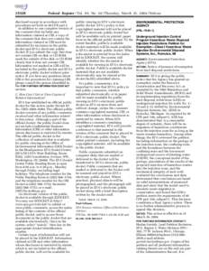 [removed]Federal Register / Vol. 69, No[removed]Thursday, March 25, [removed]Notices disclosed except in accordance with procedures set forth in 40 CFR part 2.