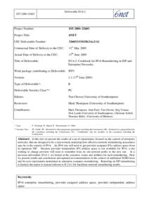 Routing / Internet standards / Internet Protocol / Subnetwork / Multihoming / Classless Inter-Domain Routing / IP address / Provider-independent address space / Prefix delegation / Network architecture / Internet / IPv6