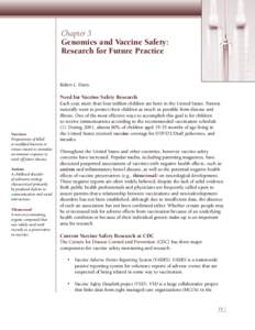 Genomics anc Population Health 2005