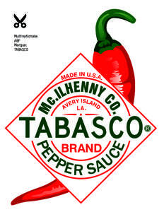 Multinationale: ABF Marque: TABASCO  