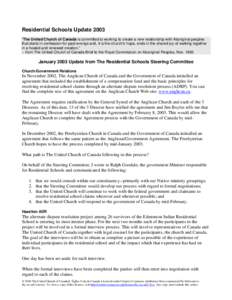 Hunting / Ethnic groups in Canada / Cultural assimilation / Canadian Indian residential school system / United Church of Canada / Anglican Church of Canada / First Nations / Gitxsan people / Canada / Americas / History of North America / Indigenous peoples of North America