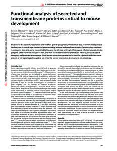 article  © 2001 Nature Publishing Group http://genetics.nature.com © 2001 Nature Publishing Group http://genetics.nature.com