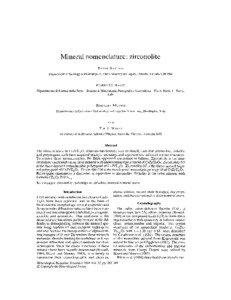 Crystal system / Mineral / Crystal structure / Metamictization / Tranquillityite / Mineralogy / Chemistry / Crystallography