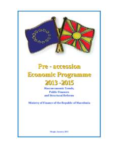 Republic of Macedonia_Pre-Accession Economic Programme_2013_2015